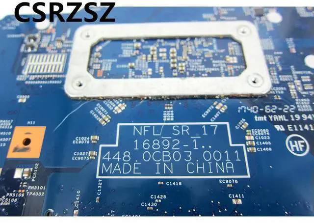 Alt view image 3 of 6 - For 17-AK Laptop motherboard 16892-1 448.0CB03.0011 with A9-9420 CPU Fully Test ok