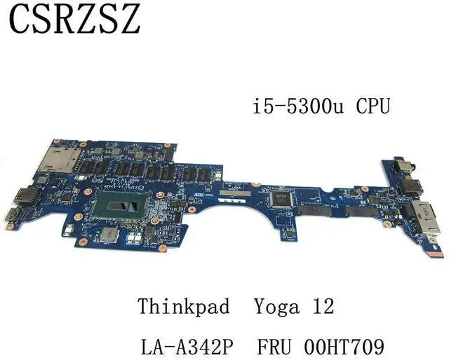 Alt view image 2 of 6 - For Thinkpad Yoga 12 Laptop motherboard with i5-5300u cpu 8GB RAM LA-A342P FRU 00HT709 Test work