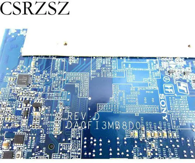 Alt view image 3 of 6 - For Vaio SVF15N Laptop Motherboard I7-4500U CPU GT735M GPU DA0FI3MB8D0 Mainboard