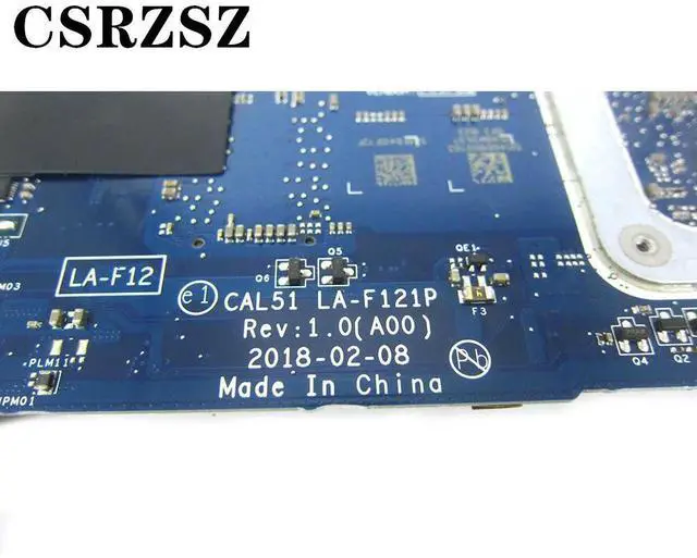Alt view image 3 of 6 - Mainboard For inspiron 5575 5775 with R3-2200u Laptop motherboard CN-0525HD 0525HD 525HD LA-F121P working well