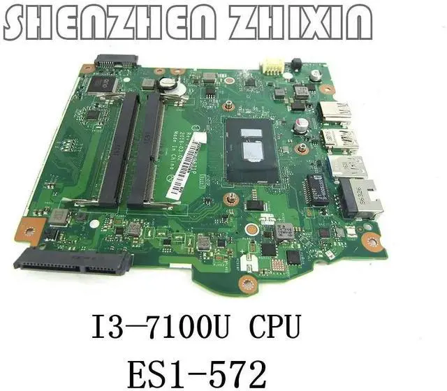 Main image of For Aspire ES1-572 Laptop Motherboard with I3-7100U CPU DDR3L LA-D671P mainboard 100% Test