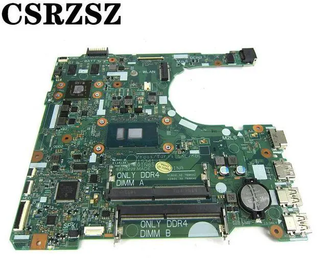 Alt view image 2 of 6 - Mainboard For inspiron 3468 3568 with i5-7200u CPU Laptop motherboard CN-0WKT3Y 0WKT3Y 15341-1 DDR4 100% working