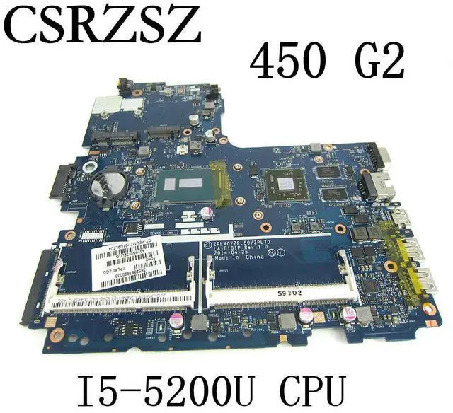 Alt view image 2 of 6 - For ProBook 440 G2 450 G2 470 G2 Laptop Motherboard I5-5200U CPU R5 M255 GPU LA-B181P Mainboard Tested