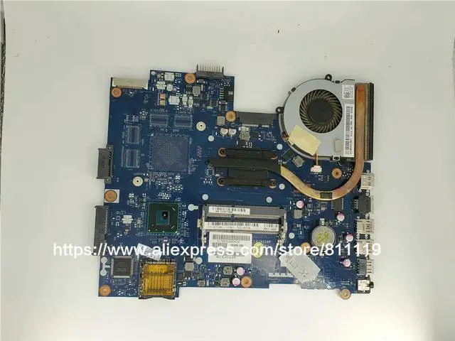 Alt view image 2 of 6 - Motherboard With heatsink For Inspiron 3521 5521 i5-3337u 760R1 0760R1 CN-0760R1 VAW00 LA-9104P DDR3