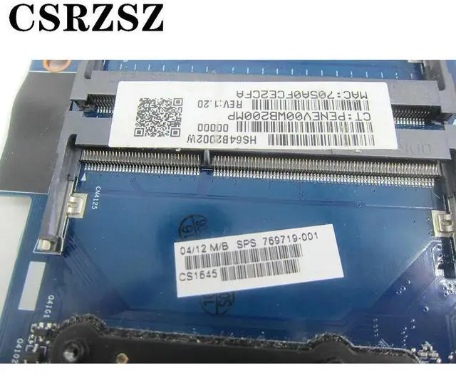 Alt view image 3 of 6 - 769719-001 769719-601 6050A2648201 Mainboard For Elitebook Folio 9480M Laptop motherboard with i7-4600u CPU Test working well