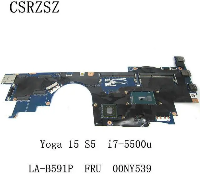 Alt view image 2 of 6 - For Yoga 15 S5 Laptop motherboard with i7-5500u CPU LA-B591P FRU 00NY539 100% Fully Tested