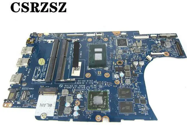 Alt view image 3 of 6 - For Inspiron 5567 5767 Series motherboard LA-D801P with i7-7500u Prosses Fully test work