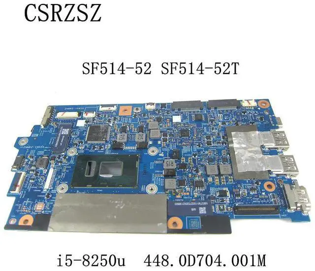 Alt view image 2 of 6 - 17809-1M 448.0D704.001M For SF514-52 SF514-52T Laptop motherboard with i5-8250u CPU Tested