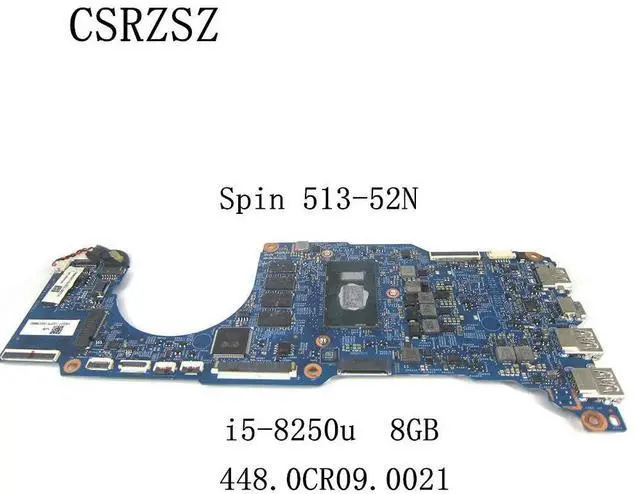 Alt view image 2 of 6 - For Spin 513-52N Laptop motherboard with i5-8250u CPU 448.0CR09.0021 16924-2 Mainboard Tested ok
