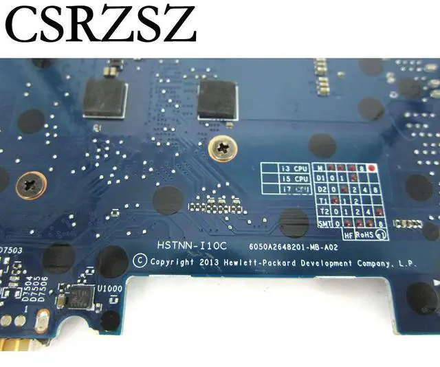 Alt view image 3 of 6 - 769719-001 769719-601 6050A2648201 Mainboard For EliteBook Folio 9480M Laptop motherboard I7-4600 CPU