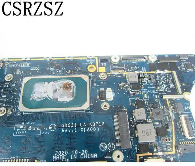 Alt view image 3 of 6 - GDC31 LA-K371P CN-0X0KJM 0X0KJM Mainboard For Latitude 7320 7420 7520 Laptop motherboard with i5-1145G7 CPU work well