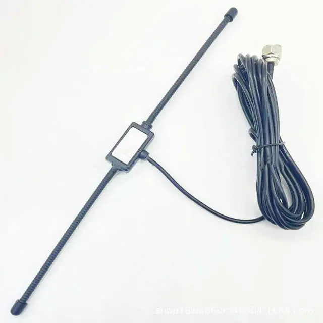 Alt view image 4 of 4 - Hidden Adhesive Mount AM FM Radio Antenna F Female Head To TV 3.5 Mono FM Sheep Horn Antenna for Car FM TV Radio Station