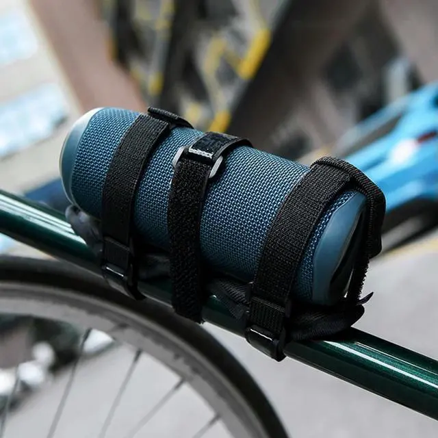Alt view image 3 of 4 - Bicycle Kettle Cage Anti Slip Speaker Mount Strap Holder Diameter 1.5-3.5inch Equipment for JBL Bluetooth-compatible Speakers