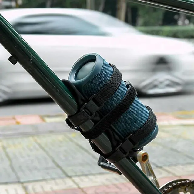 Alt view image 4 of 4 - Bicycle Kettle Cage Anti Slip Speaker Mount Strap Holder Diameter 1.5-3.5inch Equipment for JBL Bluetooth-compatible Speakers