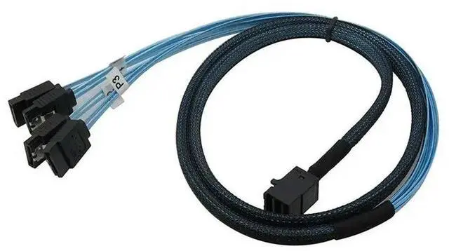 Main image of SFF-8643 to 4 SATA SAS line, 3.0 12G 8643 to 4 sata 1m
