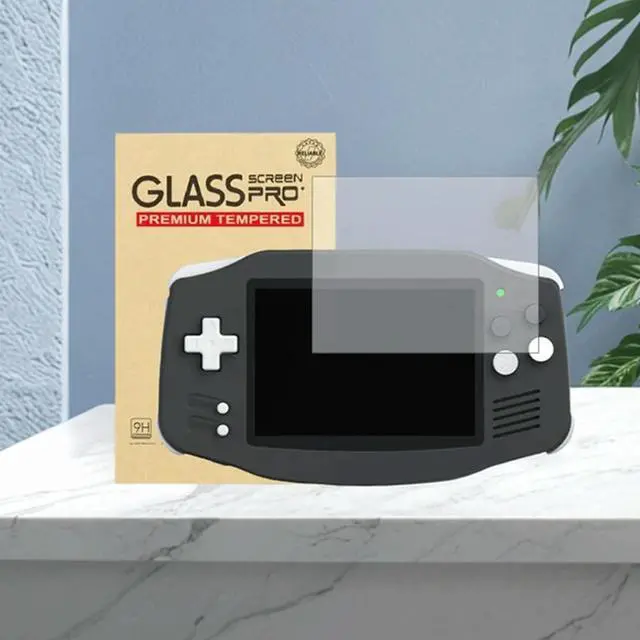 Alt view image 3 of 4 - For Anbernic RG34XX Screen Tempered Film Anti-Scratch 9H Tempered Glass Protective Film Ultra-Clear Game Console Accessories