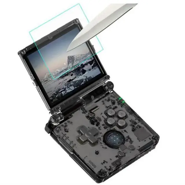 Alt view image 2 of 4 - Tempered Glass Screen Protector 9H Hardness Tempered Glass Film Tempered Glass Protective Film Compatible with ANBERNIC RG35XXSP