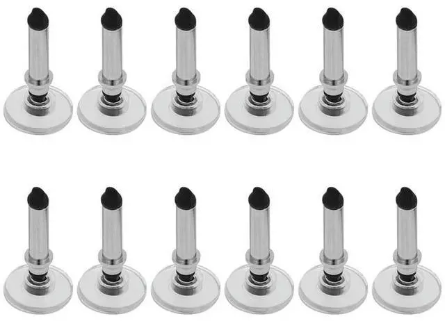 Alt view image 3 of 4 - 12 Pieces Stylus Replacement Tips Silicone Touch Screen Pen Nibs Round Shape Stylus Tips Compatible with Capacitive Touch Screen