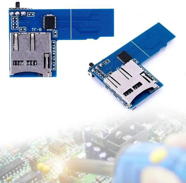 Alt view image 2 of 4 - 2 in 1 Dual System Switcher Micro SD/TF Card Memory Board Micro SD Card Dual System Switcher for Raspberry Pi B+ 2B 3B