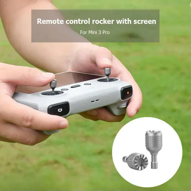 Alt view image 4 of 4 - 2 PCS RC Controller Sticks Aluminum Alloy Remote Controller Sticks Drone Remote Joysticks for Mini 3 Pro Accessories