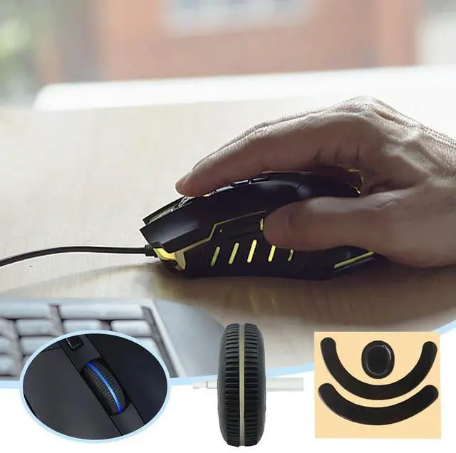 Alt view image 4 of 4 - Mouse Scroll Wheel Pulley Feet Pad Replacement Plastic Rolling Wheel Mouse Roller for G403 G603 G703