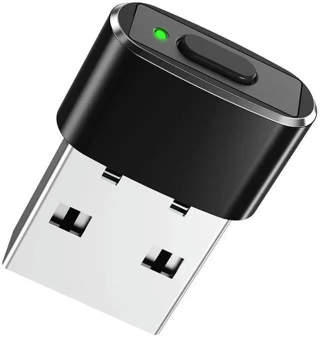 Main image of Mini Mouse Jiggler ON/Off Button USB Automatic Move Cursor Shaker Undetectable Plug and Play Keeps Awake for Laptop Desktop