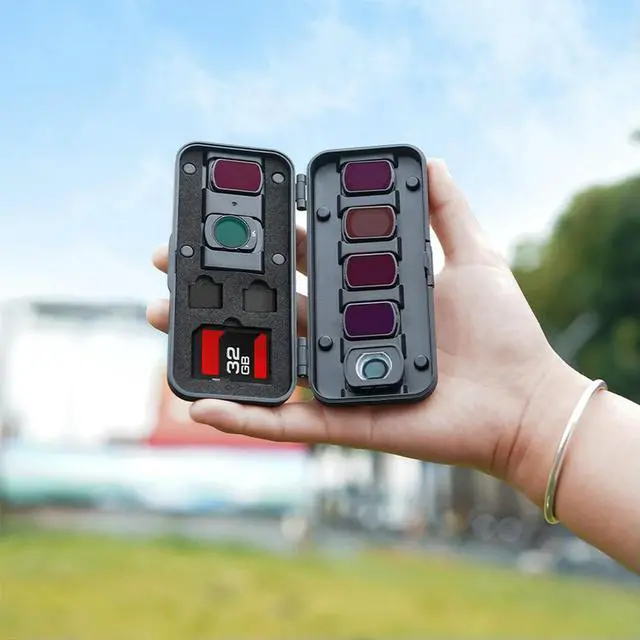 Alt view image 4 of 4 - Box Shockproof Carrying Case Filter Case for Osmo Pocket 3 Filters Protection Box