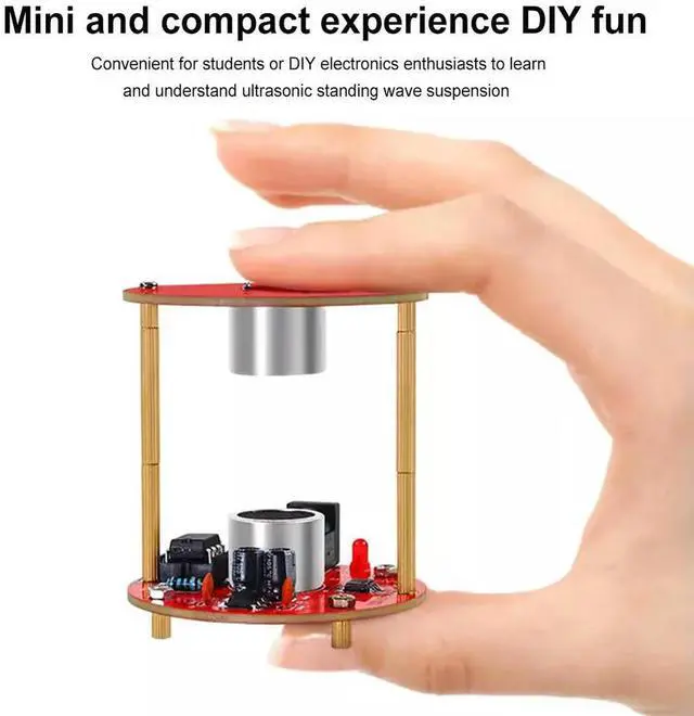 Alt view image 3 of 4 - DIY Acoustic Levitation Set Ultrasonic Suspension Standing Wave Controller Loose Parts Scientific Teaching Experiment Soldering