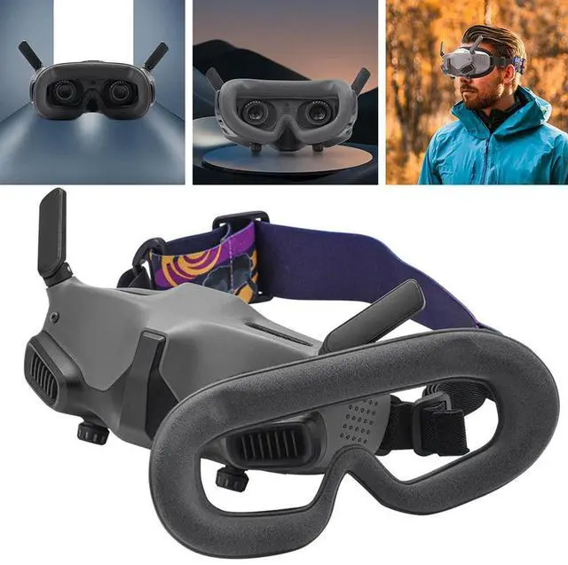 Alt view image 2 of 4 - Sponge Eye Pad Comfortable Face Cushion Cover Anti-Light Leakage Face Cushion Pad Soft Face Cover for AVATA Goggles 2