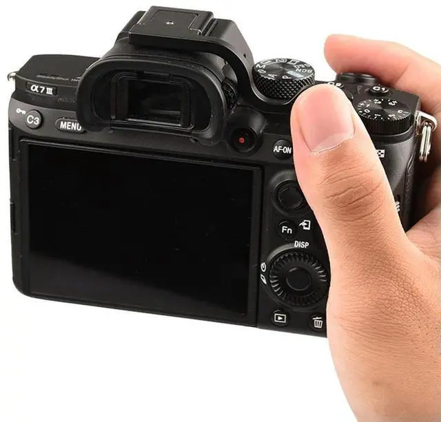 Alt view image 2 of 4 - Black Color Thumb-up Grip Thumb Rest Support Holder l Hot Shoe Thumb Up Rest Hand Grip for A7 A7RII A7M2 A7SII A7R3