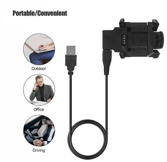 Main image of watch Clip Charging Dock Clip Charging Dock Power for Garmin Fenix 3/Fenix 3 HR Watch Charger Cable