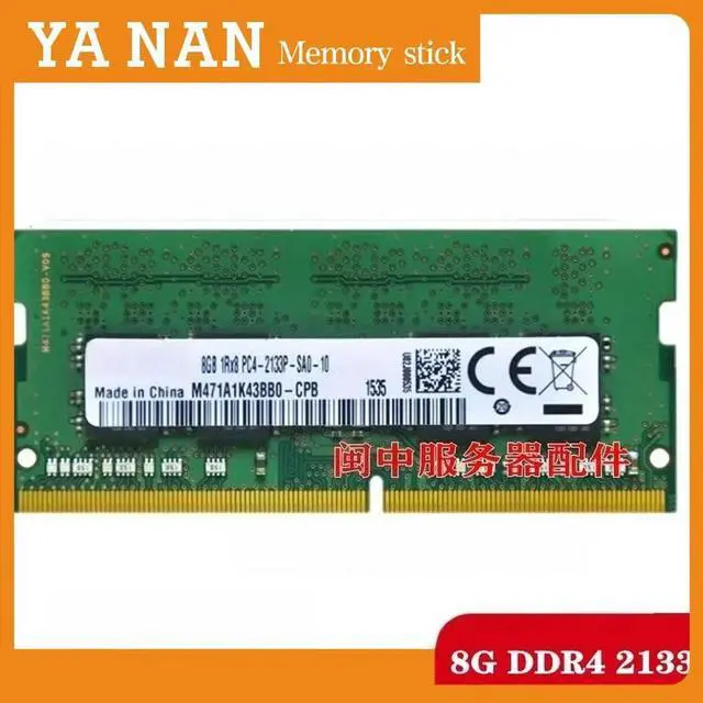 Main image of For 8G 1RX8 PC4-2133P-SA0-10 DDR4 M471A1K43BB0-CPB Notebook Memory
