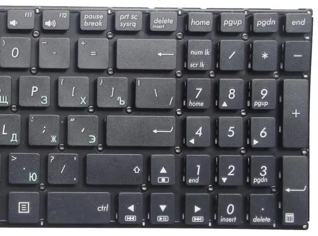 Alt view image 3 of 3 - for X554L X554LA X554LI X554LN X554LP X554 X503M Y583L F555 W519L A555 K555 Keyboard RU Russian