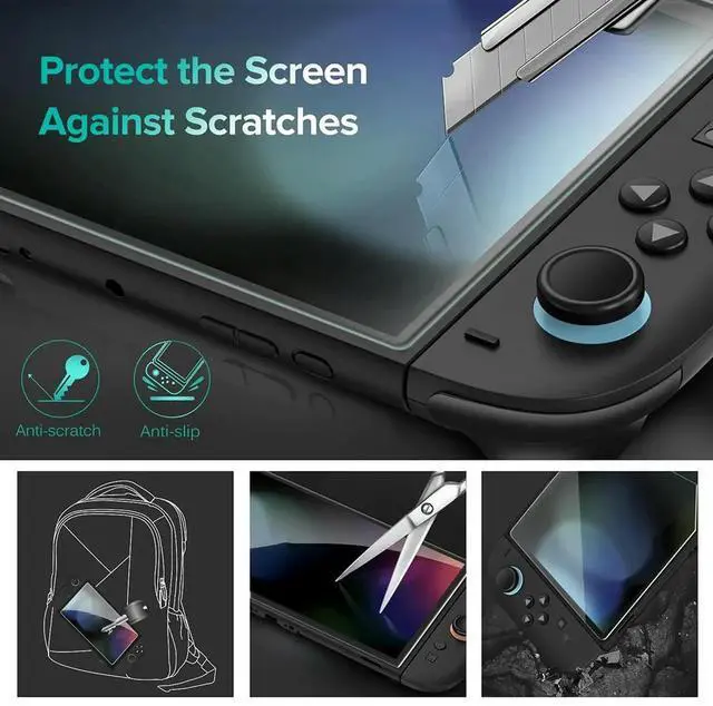 Main image of Tempered Glass Screen Protector for Nintendo for Switch 2 Anti-Scratch Game Console Film 9H Hardness Anti-Glare Game Accessories