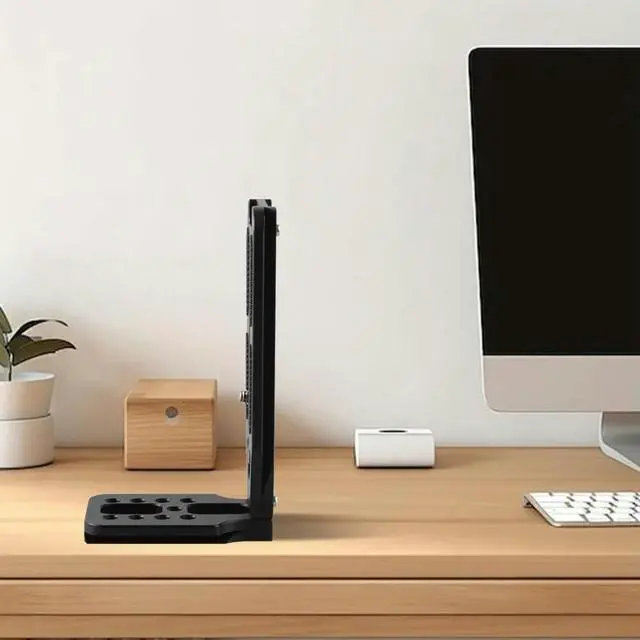 Alt view image 4 of 4 - Vertical Shot L Plate Quick Release L Plate 1/4 Inch Screw Camera L Shape Holder for Arca Mount for Fuji Camera