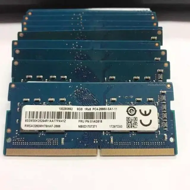 Main image of For Ramaxel 8G DDR4 2666 RMSA3260MH78HAF-2666 01AG818 Notebook Memory