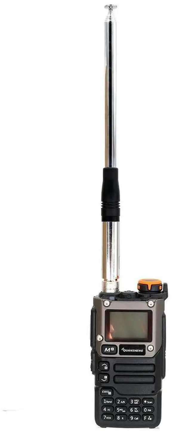 Alt view image 2 of 4 - 27MHz Telescopic/Rod HT Antennas 2.15dB High Gain 23cm-130cm HT Amateur Antennas Walkie Talkie Handheld Extended CB Antenna