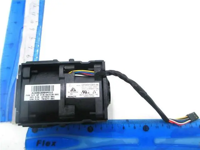 Alt view image 2 of 2 - 90%and tested 703677-001 For ProLiant DL160 G8 DL160G8 663120-001 677059-001 GFM0412SS BB33 -BB33 Server Cooling Fan