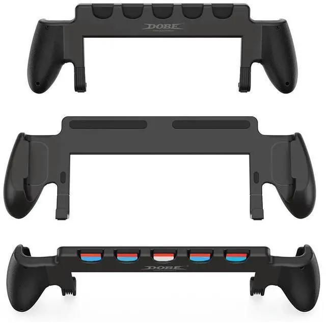Alt view image 2 of 4 - For Nintendo for Switch 2 Grip with Stand Comfortable & Ergonomic Grip Holder 5 Game Slots Grip Holder Handle Controller Holder