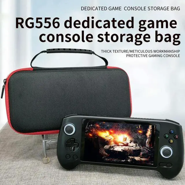 Main image of EVA Portable Bag Shockproof Hardshell Case Anti-scratch Travel Carry Bag for Anbernic RG556 Retro Handheld Game Console