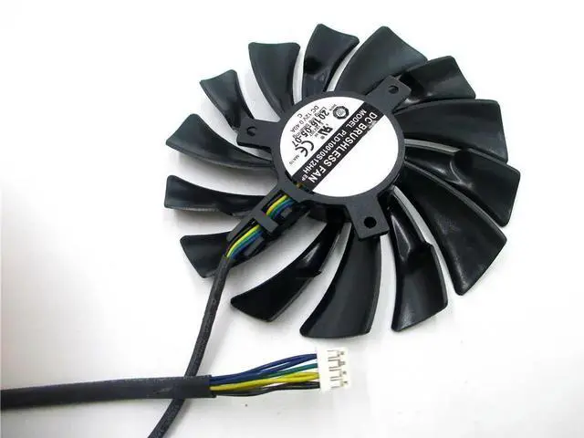 Alt view image 2 of 3 - 95MM PLD10010B12HH PLD10010S12HH Cooler Fan For Radeon R9 380 Armor 2X GTX 1060 1070 1080 TI RX 470 570 RX580 Gaming Card