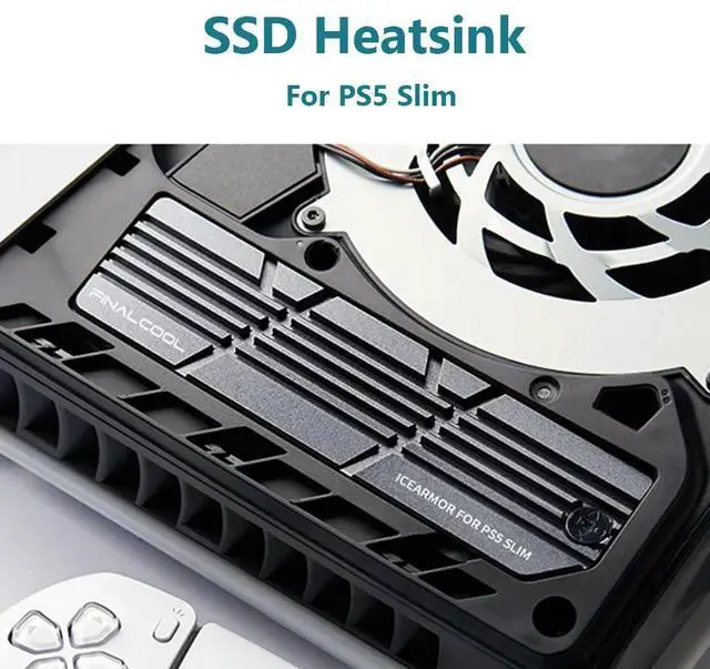 Alt view image 3 of 4 - For Slim SSD Heatsink withSilicone Pads Heat Sink Radiator SSD Cooling Mounting Kit for 2280 M.2 NVMe SSD