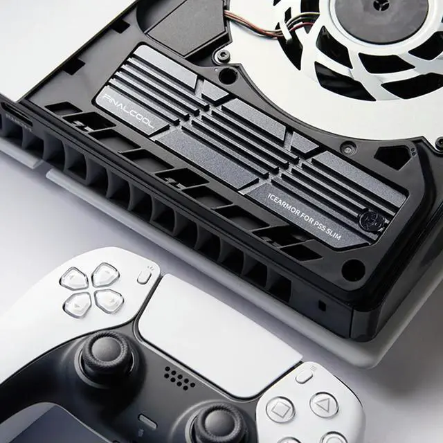Alt view image 2 of 4 - For Slim SSD Heatsink withSilicone Pads Heat Sink Radiator SSD Cooling Mounting Kit for 2280 M.2 NVMe SSD