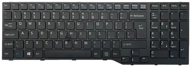 Alt view image 2 of 3 - UI English Laptop Keyboard For Fujitsu Lifebook E753 E754 E756