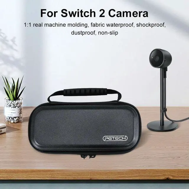 Alt view image 4 of 4 - NS2 Camera Bag Large Capacity Portable Carrying Case Waterproof Travel Game Console Pouch for Outdoor NS2 Organizer Bag