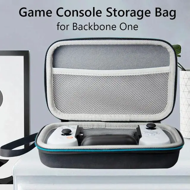 Alt view image 3 of 4 - Game Console Bag Oxford Cloth Portable Carrying Bag Large-capacity Scratchproof Lightweight for Backbone One
