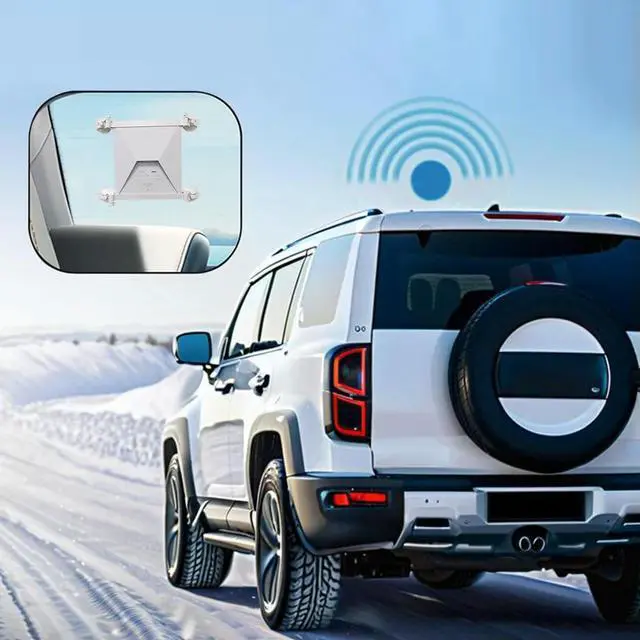 Alt view image 2 of 4 - For Starlink Mini Satellite Car Holder Flexible Adjustment Sunroof Suction Cup Fixed Holder for Car Sunroof/Rear Window/Front