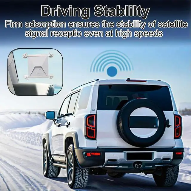 Alt view image 4 of 4 - For Starlink Mini Satellite Car Holder Flexible Adjustment Sunroof Suction Cup Fixed Holder for Car Sunroof/Rear Window/Front