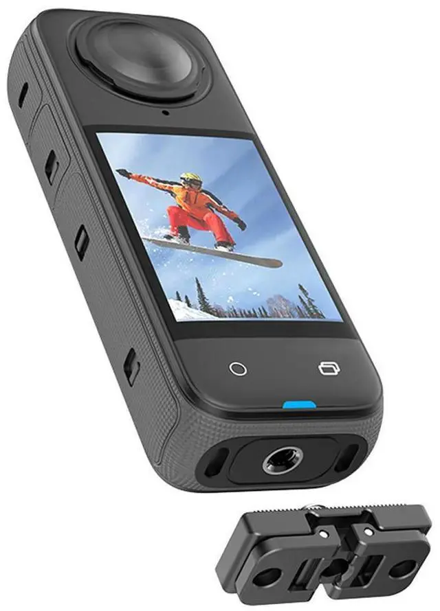 Alt view image 4 of 4 - Magnetic Quick Release Base Foldable Magnetic Adapter Riding Holder Sports Camera Quick Release Mount for X4 Camera