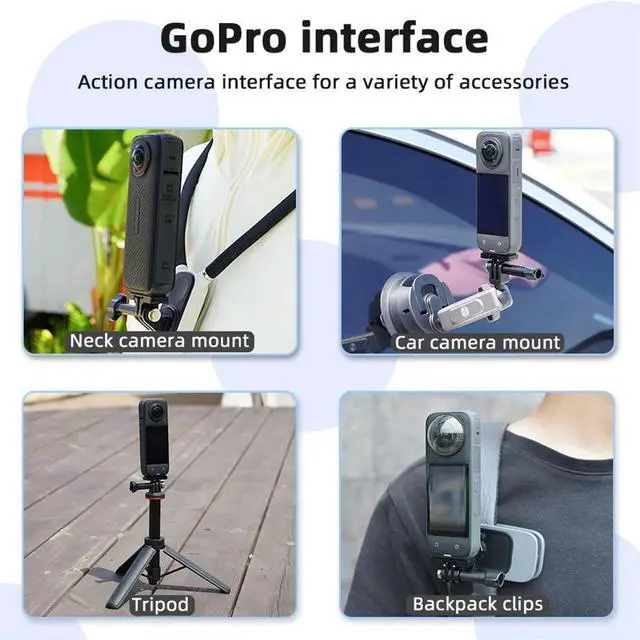Alt view image 3 of 4 - Magnetic Quick Release Base Foldable Magnetic Adapter Riding Holder Sports Camera Quick Release Mount for X4 Camera